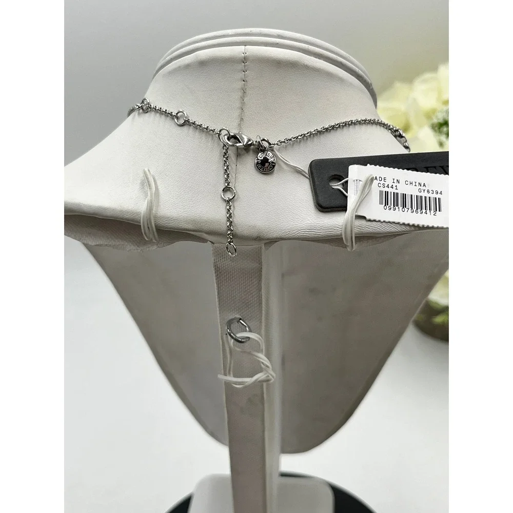J. Crew Crystal Station Bezel Set‎ Oval round Pear Cut Multi-shape Necklace New